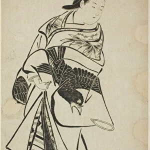 Standing Figure of a Woman, c. 1715. Creator: Torii Kiyomasu I
