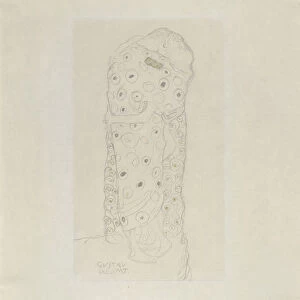 Standing Pair of Lovers, 1907-1908. Creator: Klimt, Gustav (1862-1918)