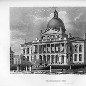 State House, Boston, Massachusetts, 1855