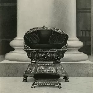 State Seat of Tippu Sultan in Government House, 1925. Creator: Unknown