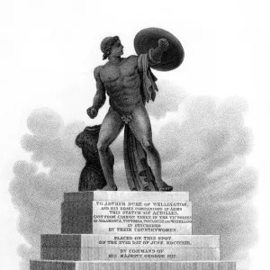 Statue of Achilles, Hyde Park, London, 1827. Artist:s Freeman