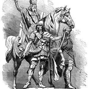 Statue of Charlemagne, King of the Franks and Holy Roman Emperor, 1882-1884. Artist: E Bocourt