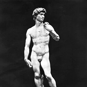 Statue of David, Florence, Italy, 1893. Artist: John L Stoddard