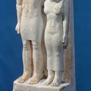 Statue of Memi and Sabu, 26th-25th century BC