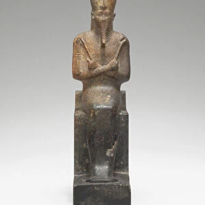 Statuette of Osiris, Egypt, Late Period, Dynasty 26 (664-525 BCE). Creator: Unknown