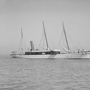 The steam yacht Isa, 1911. Creator: Kirk & Sons of Cowes