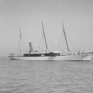 The steam yacht Isa, 1911. Creator: Kirk & Sons of Cowes