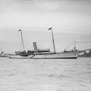 The steam yacht Jeanette, 1911. Creator: Kirk & Sons of Cowes