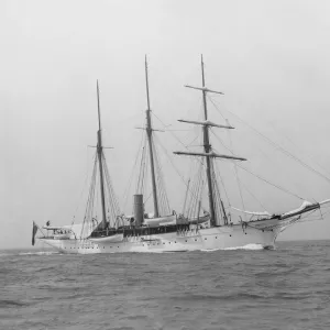 The steam yacht Norseman. Creator: Kirk & Sons of Cowes