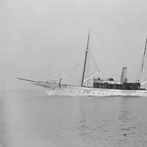 The steam yacht Westoe, 1911. Creator: Kirk & Sons of Cowes