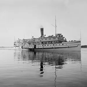 Steamer Toronto at Gananoque, Thousand Islands, (1901?). Creator: Unknown
