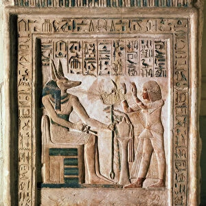 Stele of the Royal Scribe Ipi, middle of the 14th century BC