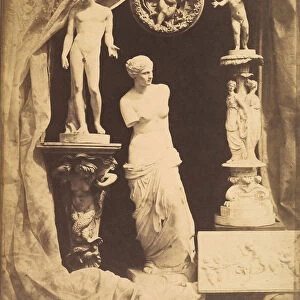 [Still Life with Statuary], Early 1850s. Creator: Hippolyte Bayard
