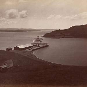 Strait of Carquennes, from South Vallejo, 1868-69. Creator: Carleton Emmons Watkins