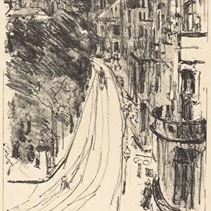Strasse in Konigsberg (Street in Konigsberg), 1918. Creator: Lovis Corinth