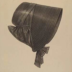 Straw Bonnet, c. 1938. Creator: Francis Law Durand