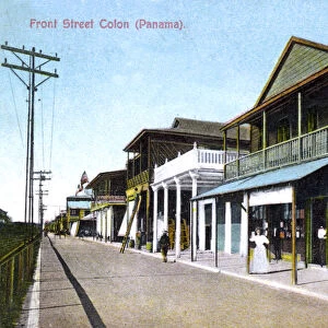 Front Street, Colon, Panama, 1907