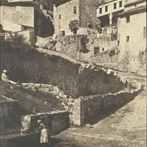 A Street in Grasse, 1852. Creator: Charles Negre