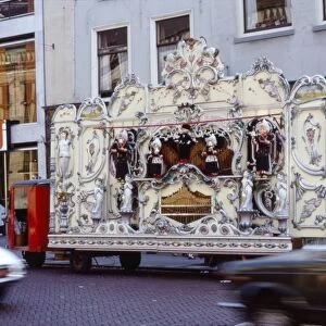 Street Organ in Dutch Town, Holland, 20th century