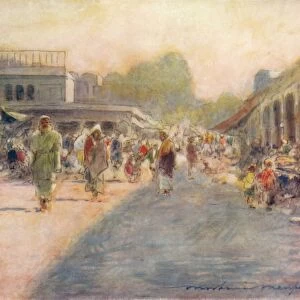 A Street in Peshawur, 1905. Artist: Mortimer Luddington Menpes