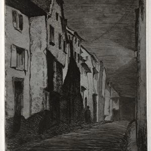 Street at Saverne. Creator: James McNeill Whistler (American, 1834-1903)