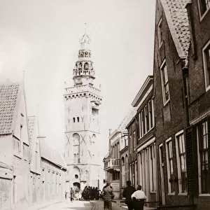 Street scene, Monnickendam, Netherlands, 1898. Artist: James Batkin