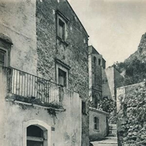 Street in Taormina, Sicily, Italy, 1927. Artist: Eugen Poppel
