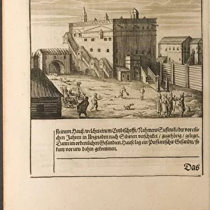The Streltsy in Kitay-gorod (Illustration from Travels to the Great Duke of Muscovy and the King of Artist: Rothgiesser, Christian Lorenzen (?-1659)