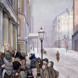 Struggle for Survival. Artist: Krohg, Christian (1852-1925)