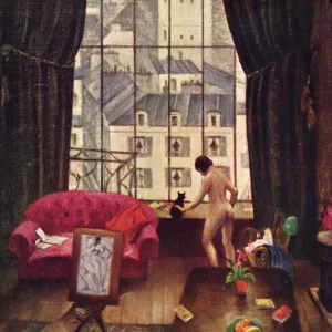 A Studio in Montparnasse, c1926, (1935). Creator: CRW Nevinson