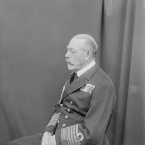 Studio portrait of George V taken aboard HMY Victoria and Albert, c1935. Creator Studio portrait of George V taken aboard HMY Victoria and Albert, c1935. Creator