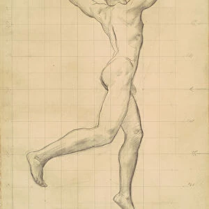 Study of Apollo for "Apollo and Daphne", c. 1918. Creator: John Singer Sargent