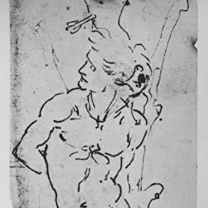 Study for a St. Sebastian, c1480 (1945). Artist: Leonardo da Vinci