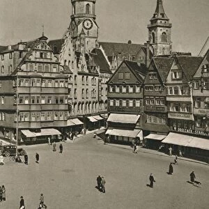Stuttgart. Maltplatz - Stiftskirche, 1931. Artist: Kurt Hielscher