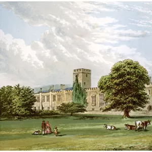 Sudeley Castle, Gloucestershire, home of the Dent family, c1880