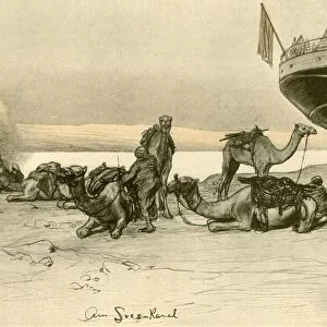 At the Suez Canal, 1898. Creator: Christian Wilhelm Allers