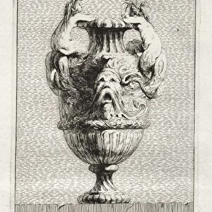 Suite of Vases: Plate 7, 1746. Creator: Jacques Francois Saly (French, 1717-1776)
