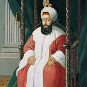 Sultan Selim III, 19th century. Artist: Warnia-Zarzecki, Joseph (19th century)