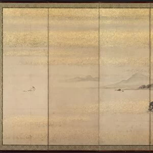 Summer and Winter Landscapes (one of a pair), 1600s. Creator: Kano Naonobu (Japanese, 1607-1650)