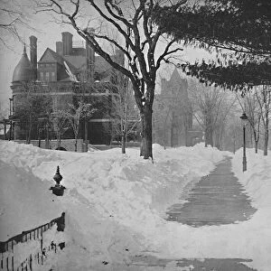 Summit Avenue in Winter, St. Paul, Minnesota, c1897. Creator: Unknown