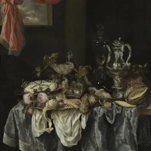 Sumptuous still life, 1654. Artist: Beijeren, Abraham Hendricksz, van (1620 / 21-1690)