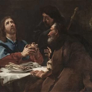 The Supper at Emmaus, c. 1720. Creator: Giovanni Battista Piazzetta (Italian, 1682-1754)