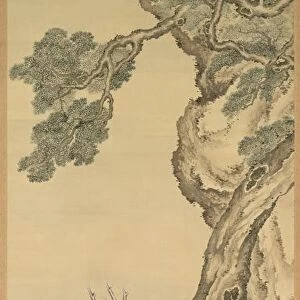 Symbols of Longevity: Deer under Peach and Pine (Peach) (left), 1801. Creator: Toda Tadanaka