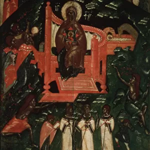 The Synaxis of the Virgin, End of 14th cen Artist: Russian icon