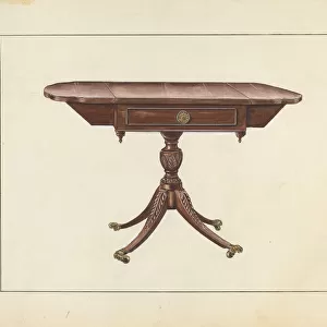 Table, c. 1953. Creator: John Garay