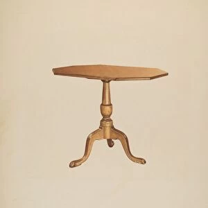 Table (Tripod), 1935 / 1942. Creator: Michael Riccitelli