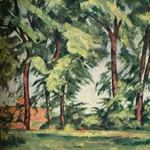 Tall Trees at the Jas de Bouffan, c1883, (1929). Artist: Paul Cezanne