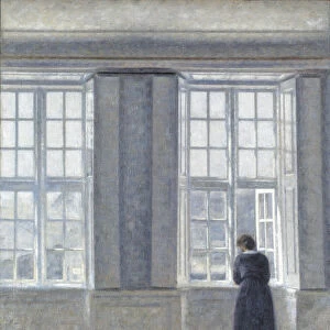 The Tall Windows. Artist: Hammershoi, Vilhelm (1864-1916)