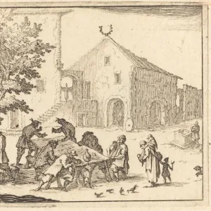 Tavern, c. 1617. Creator: Jacques Callot