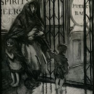 The Tavern Door, 1916, (1917). Artist: Edmund Joseph Sullivan